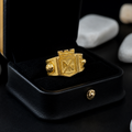 Anillo Atlético Nacional en Oro Vermeil 18k
